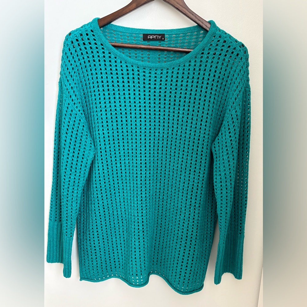 APNY Women's Teal Knit Sweater